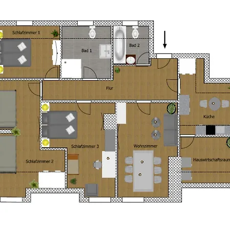 Апартаменты Kaiser-apartments 